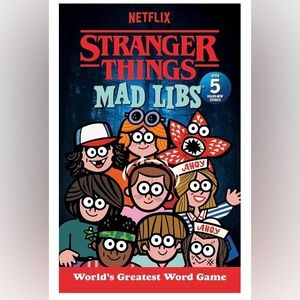 NETFLIX STRANGER THINGS MAD LIBS: UPDATED EDITION! NWOT/BRAND NEW!